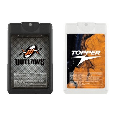 18 mL. Credit Card Style Hand Sanitizer Spray